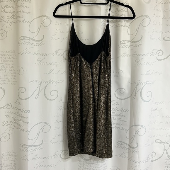 Alice + Olivia Metallic Snake Print Body-con Mini Dress - Picture 4 of 6